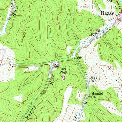 United States Geological Survey Portland, OH-WV (1960, 24000-Scale) digital map