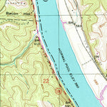 United States Geological Survey Portland, OH-WV (1994, 24000-Scale) digital map