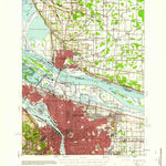 United States Geological Survey Portland, OR-WA (1940, 62500-Scale) digital map
