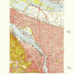 United States Geological Survey Portland, OR-WA (1954, 24000-Scale) digital map