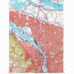 United States Geological Survey Portland, OR-WA (1961, 24000-Scale) digital map
