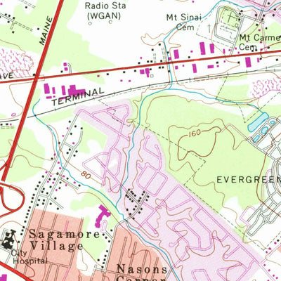 United States Geological Survey Portland West, ME (1956, 24000-Scale) digital map