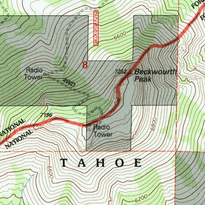 United States Geological Survey Portola, CA (1994, 24000-Scale) digital map