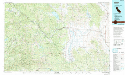 United States Geological Survey Portola, CA-NV (1979, 100000-Scale) digital map