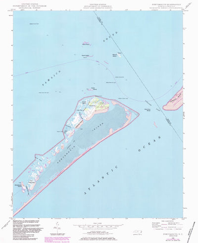 United States Geological Survey Portsmouth, NC (1948, 24000-Scale) digital map