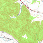 United States Geological Survey Portsmouth, OH-KY (1968, 24000-Scale) digital map