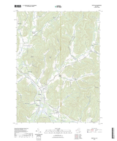 United States Geological Survey Portville, NY (2023, 24000-Scale) digital map