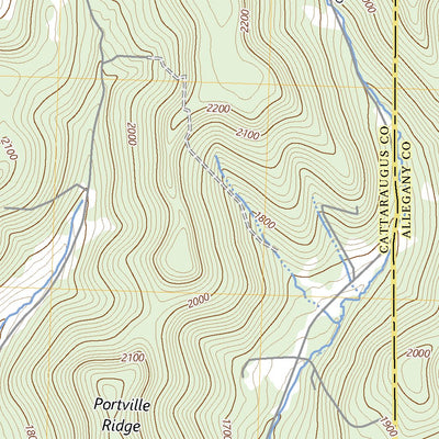 United States Geological Survey Portville, NY (2023, 24000-Scale) digital map