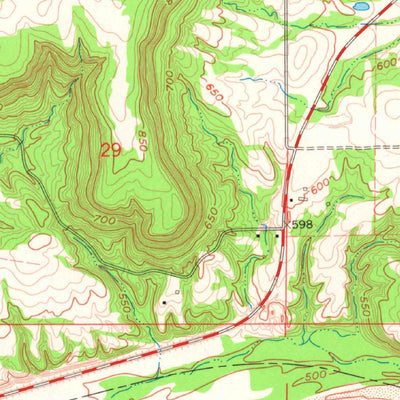 United States Geological Survey Porum, OK (1963, 24000-Scale) digital map