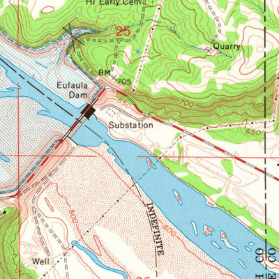 United States Geological Survey Porum, OK (1963, 24000-Scale) digital map