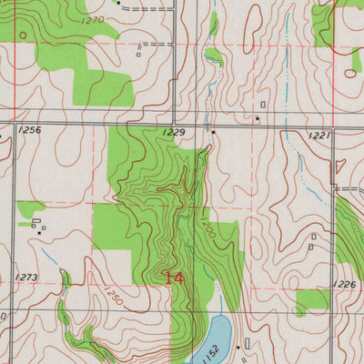 United States Geological Survey Poskin, WI (1978, 24000-Scale) digital map