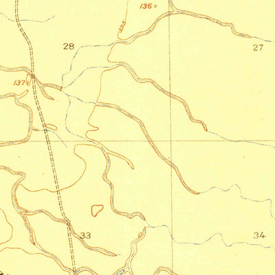 United States Geological Survey Poso Farm, CA (1922, 31680-Scale) digital map