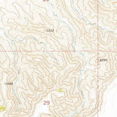 United States Geological Survey Possum Run Creek, MT (1979, 24000-Scale) digital map