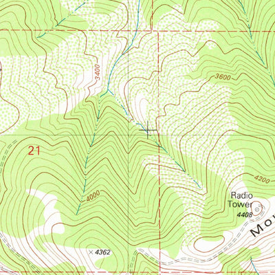 United States Geological Survey Post Falls, ID (1981, 24000-Scale) digital map