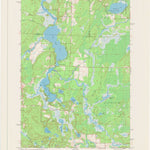 United States Geological Survey Post Lake, WI (1973, 24000-Scale) digital map