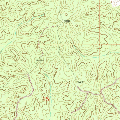 United States Geological Survey Post, MS (1962, 24000-Scale) digital map