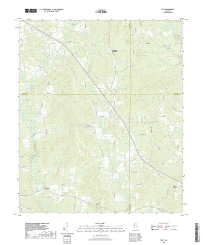 United States Geological Survey Post, MS (2020, 24000-Scale) digital map