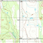 United States Geological Survey Post Oak Creek, OK (1991, 24000-Scale) digital map