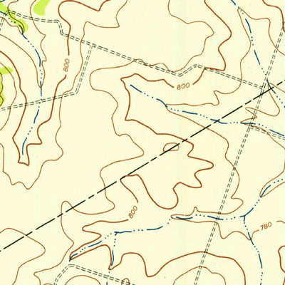 United States Geological Survey Post Oak Mountain, TX (1947, 24000-Scale) digital map