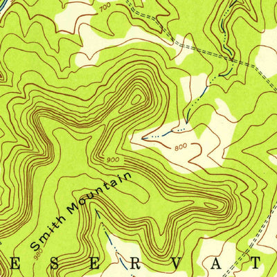 United States Geological Survey Post Oak Mountain, TX (1947, 24000-Scale) digital map