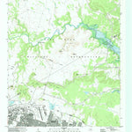 United States Geological Survey Post Oak Mountain, TX (1994, 24000-Scale) digital map
