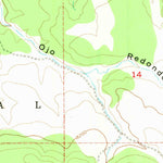 United States Geological Survey Post Office Flat, NM (1952, 24000-Scale) digital map