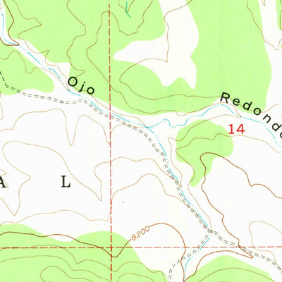 United States Geological Survey Post Office Flat, NM (1952, 24000-Scale) digital map