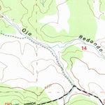 United States Geological Survey Post Office Flat, NM (1995, 24000-Scale) digital map