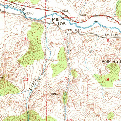United States Geological Survey Post, OR (1951, 62500-Scale) digital map