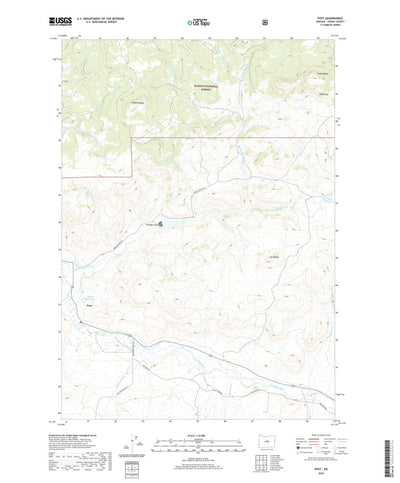 United States Geological Survey Post, OR (2020, 24000-Scale) digital map