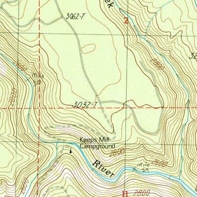 United States Geological Survey Post Point, OR (1985, 24000-Scale) digital map