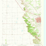 United States Geological Survey Post West, TX (1969, 24000-Scale) digital map