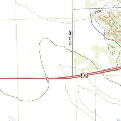 United States Geological Survey Post West, TX (2022, 24000-Scale) digital map