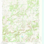 United States Geological Survey Postoak, TX (1964, 24000-Scale) digital map