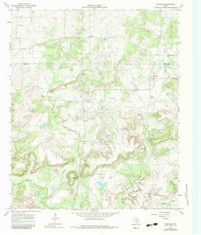 United States Geological Survey Postoak, TX (1964, 24000-Scale) digital map
