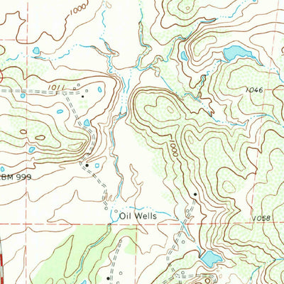 United States Geological Survey Postoak, TX (1964, 24000-Scale) digital map