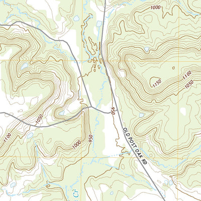 United States Geological Survey Postoak, TX (2019, 24000-Scale) digital map