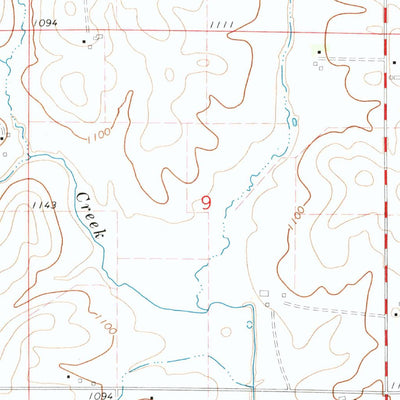United States Geological Survey Postville, IA (1971, 24000-Scale) digital map