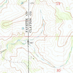 United States Geological Survey Postville, IA (1971, 24000-Scale) digital map