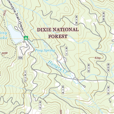 United States Geological Survey Posy Lake, UT (2020, 24000-Scale) digital map