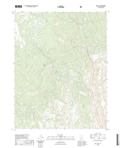 United States Geological Survey Posy Lake, UT (2023, 24000-Scale) digital map