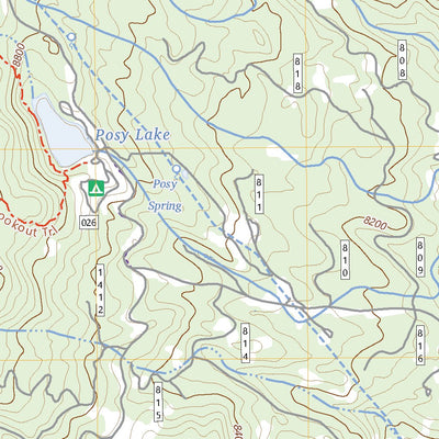 United States Geological Survey Posy Lake, UT (2023, 24000-Scale) digital map