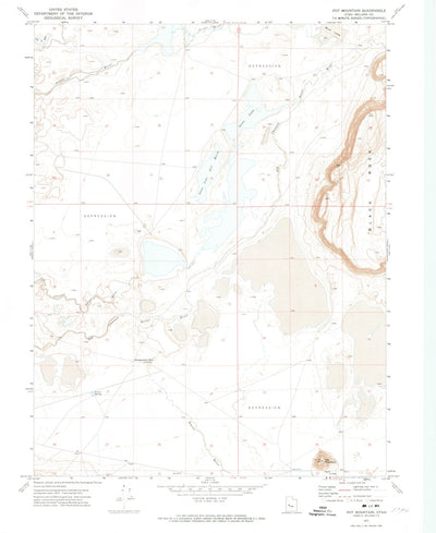 United States Geological Survey Pot Mountain, UT (1971, 24000-Scale) digital map