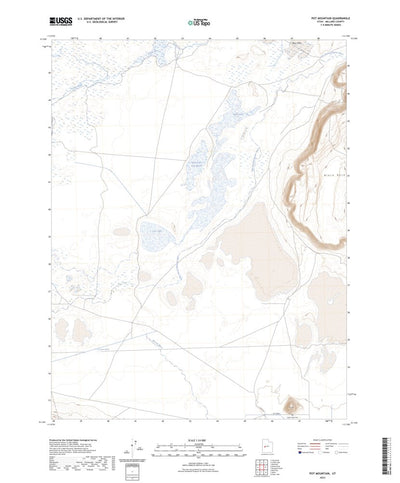 United States Geological Survey Pot Mountain, UT (2023, 24000-Scale) digital map