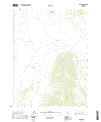 United States Geological Survey Pot Spring, NV (2021, 24000-Scale) digital map