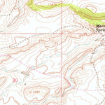 United States Geological Survey Potato Butte, WY (1965, 24000-Scale) digital map