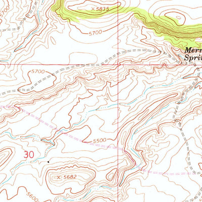United States Geological Survey Potato Butte, WY (1965, 24000-Scale) digital map