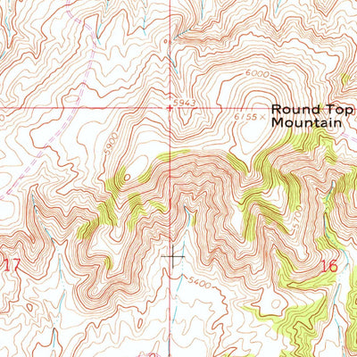 United States Geological Survey Potato Butte, WY (1965, 24000-Scale) digital map