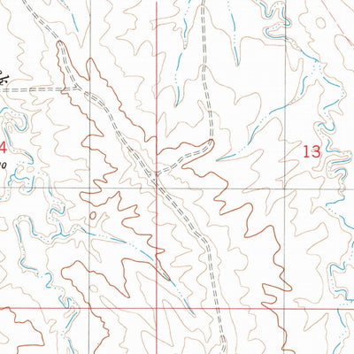 United States Geological Survey Potato Buttes, MT (1982, 24000-Scale) digital map