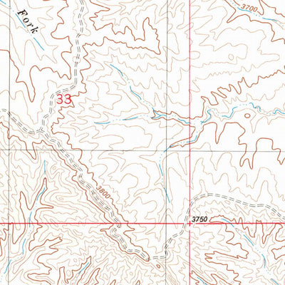 United States Geological Survey Potato Buttes, MT (1982, 24000-Scale) digital map
